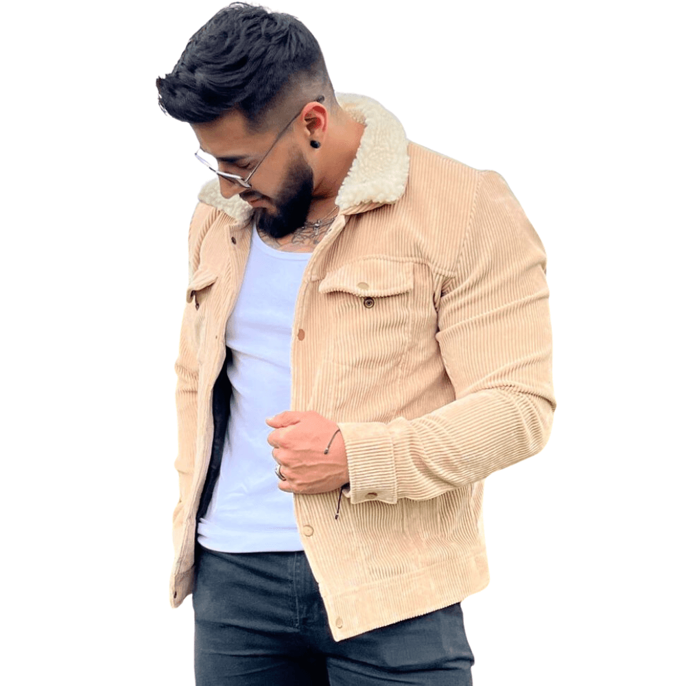 CHAQUETA LEVIS EN PANA HOMBRE - Cartedie