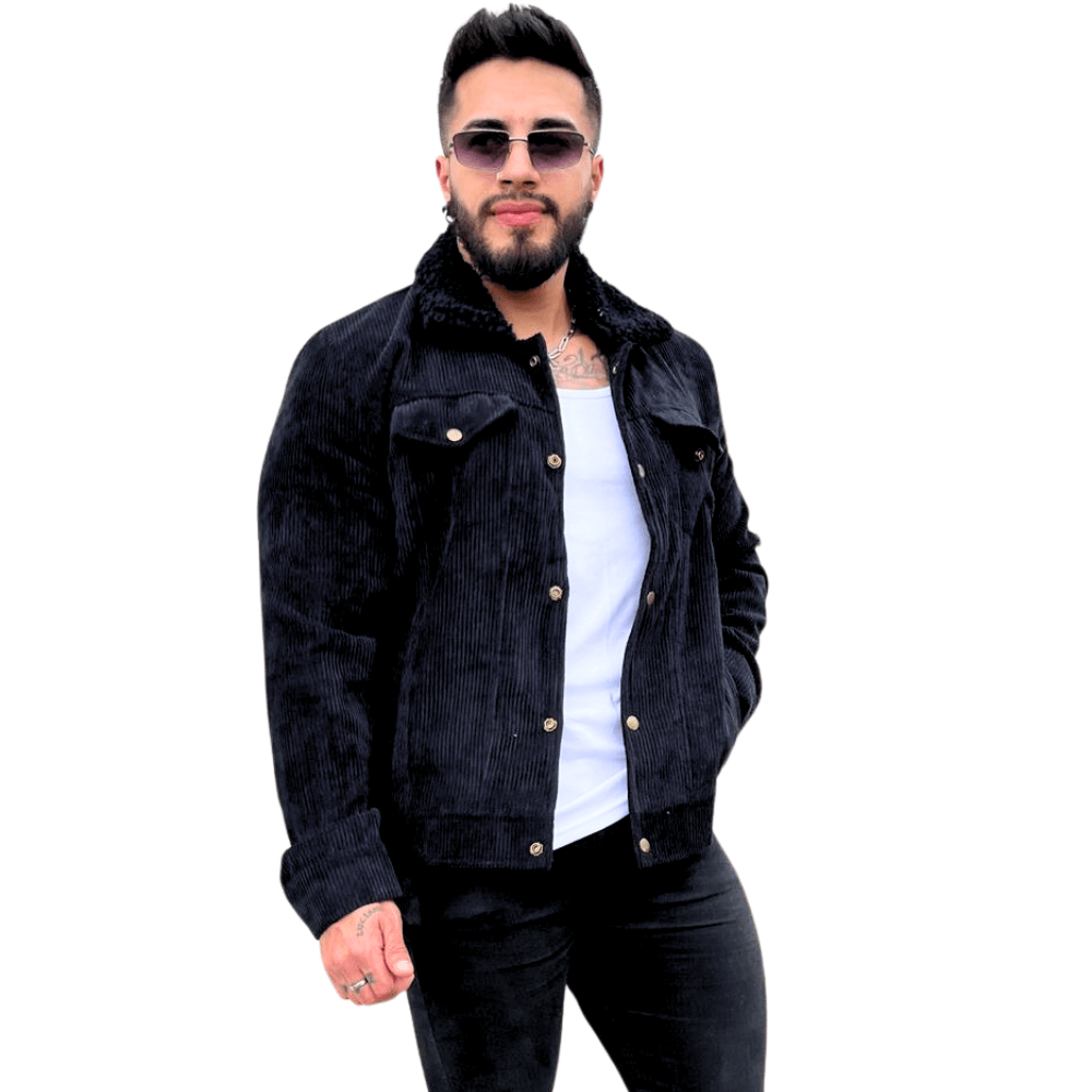 CHAQUETA LEVIS EN PANA HOMBRE - Cartedie
