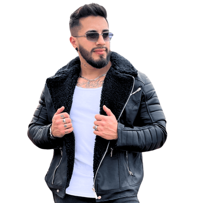 CHAQUETA CHAMARRA-OVEJERO-CUEROTEX HOMBRE - Cartedie