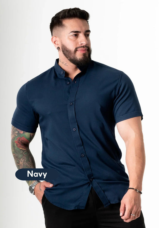 Camisa Chalis Navy Hombre - Cartedie