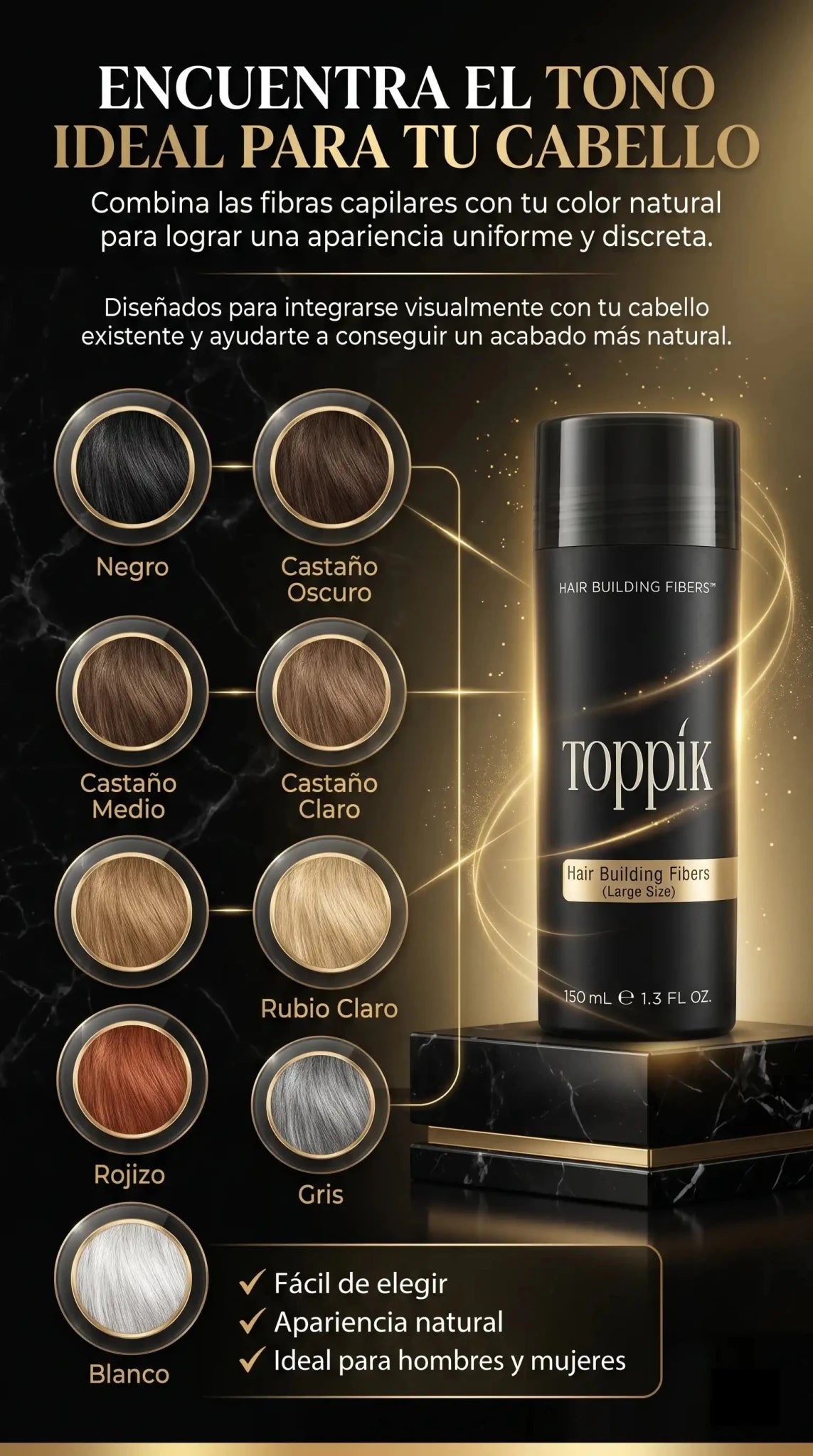 COMBO TOPPIK 27.5GR + FIJADOR - Cartedie